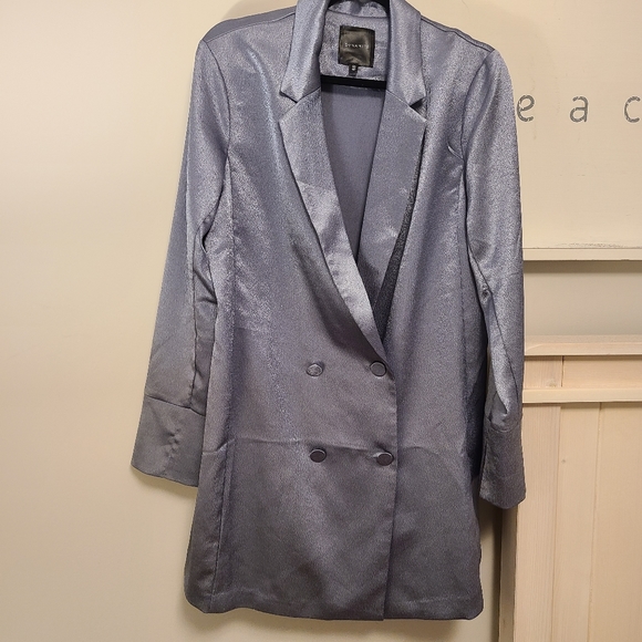 Dynamite Metalic Blazer Dress - Picture 1 of 7